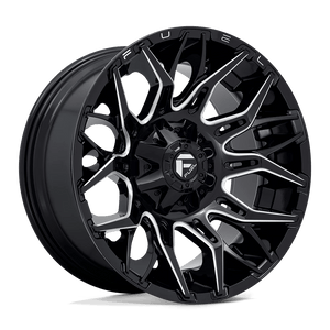 Fuel 1PC D769 TWITCH 20X10 -18 6X135/6X5.3/6X139.7/6X5.5 Glossy Black Milled