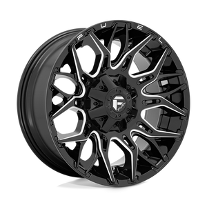 Fuel 1PC D769 TWITCH 22X12 -44 6X135/6X5.3/6X139.7/6X5.5 Glossy Black Milled