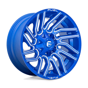 Fuel 1PC D774 TYPHOON 20X10 -18 6X135/6X5.3/6X139.7/6X5.5 Anodized Blue Milled