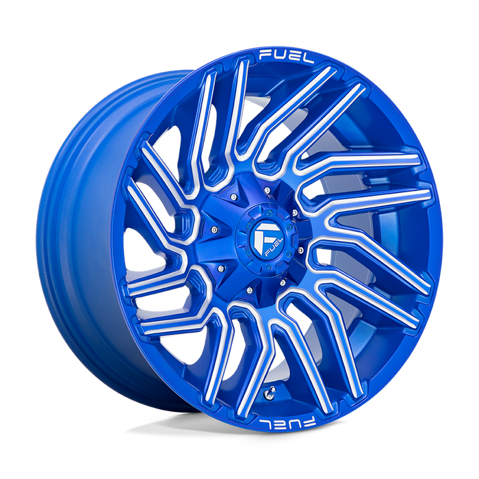 Fuel 1PC D774 TYPHOON 20X10 -18 6X135/6X5.3/6X139.7/6X5.5 Anodized Blue Milled