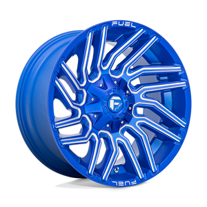 Fuel 1PC D774 TYPHOON 20X10 -18 6X135/6X5.3/6X139.7/6X5.5 Anodized Blue Milled