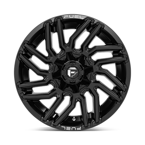 Fuel 1PC D776 TYPHOON 20X10 -18 6X135/6X139.7 GLOSS BLACK