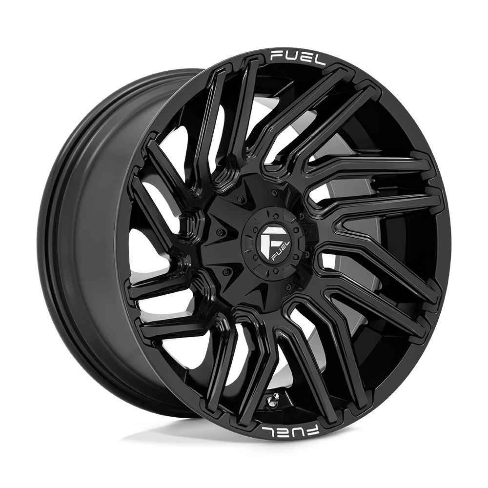 Fuel 1PC D776 TYPHOON 20X10 -18 6X135/6X139.7 GLOSS BLACK