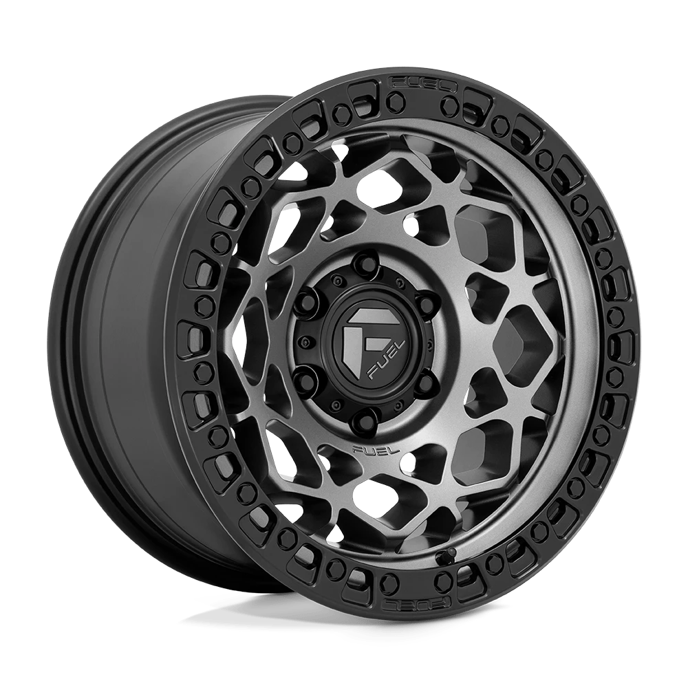 Fuel 1PC D784 UNIT 17X9 1 6X135/6X5.3 Gunmetal With Matte Black Ring