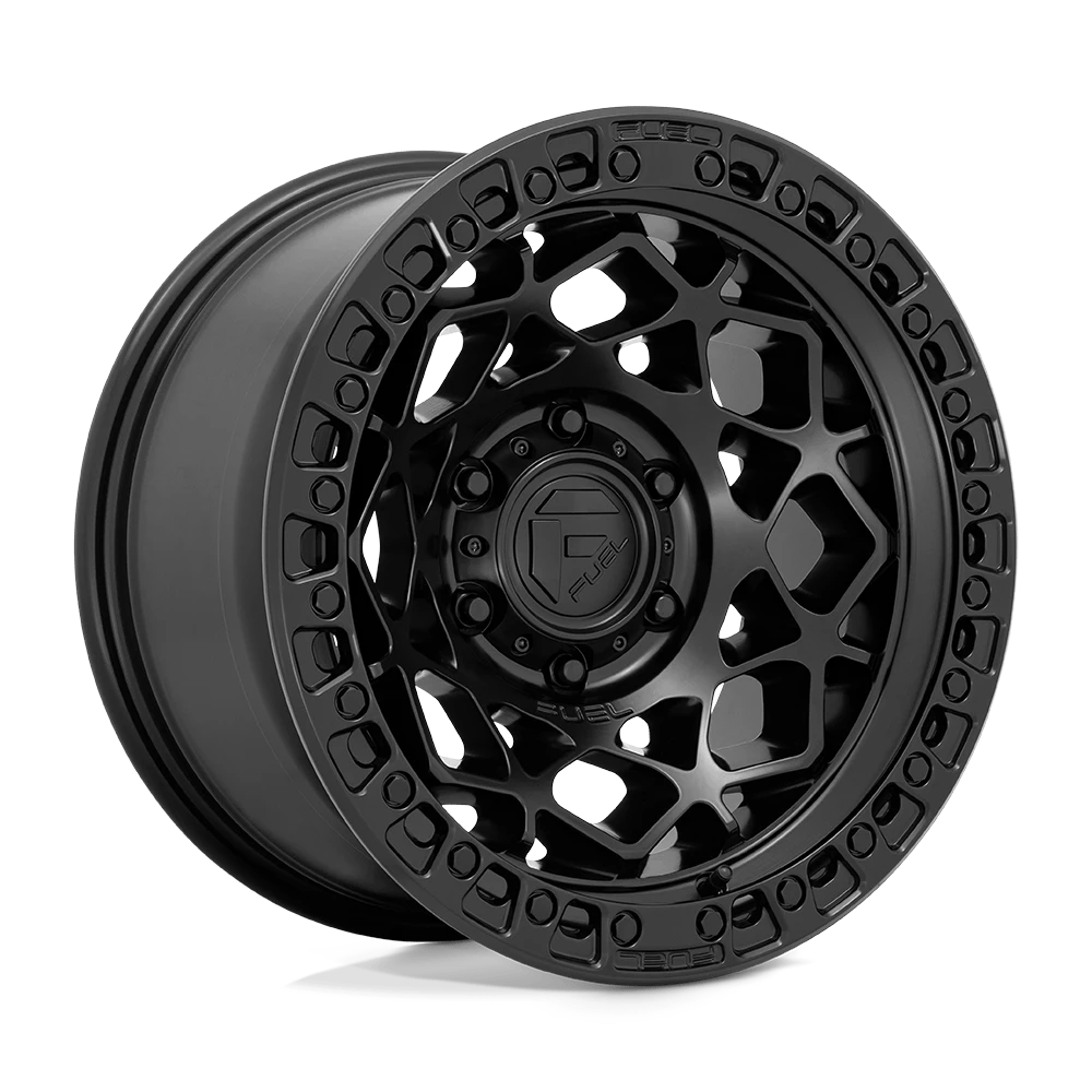 Fuel 1PC D786 UNIT 17X9 -12 6X135/6X5.3 Matte Black With Matte Black Ring