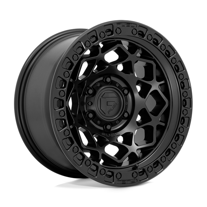 Fuel 1PC D786 UNIT 17X9 -12 6X135/6X5.3 Matte Black With Matte Black Ring