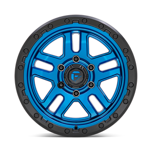 Fuel 1PC D790 AMMO 20X10 -18 6X135/6X5.3 Blue With Black Lip