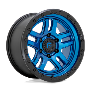 Fuel 1PC D790 AMMO 20X10 -18 6X135/6X5.3 Blue With Black Lip