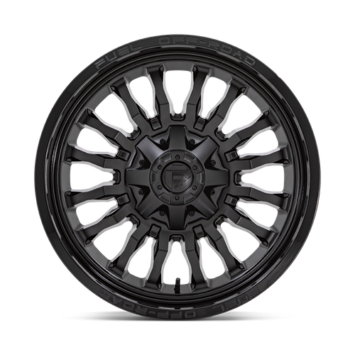 Fuel 1PC D796 ARC 20X9 1 6X135/6X139.7 MATTE BLACK WITH GLOSS BLACK LIP