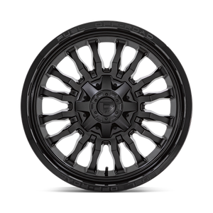 Fuel 1PC D796 ARC 20X9 1 6X135/6X139.7 MATTE BLACK WITH GLOSS BLACK LIP