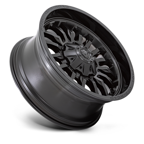 Fuel 1PC D796 ARC 20X9 1 6X135/6X139.7 MATTE BLACK WITH GLOSS BLACK LIP