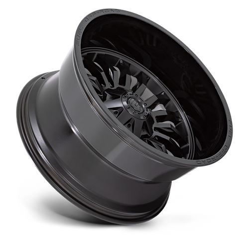 Fuel 1PC D796 ARC 22X12 -44 6X135/6X139.7 MATTE BLACK WITH GLOSS BLACK LIP