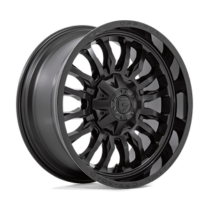 Fuel 1PC D796 ARC 20X9 1 6X135/6X139.7 MATTE BLACK WITH GLOSS BLACK LIP