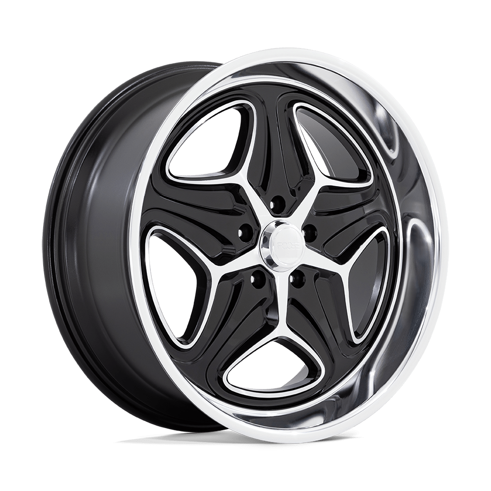 Foose 1PC F171 MERLOT 22X10.5 6 5X120.65 GLOSS BLACK MACHINED