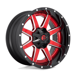 Fuel 2PC D250 MAVERICK 22X12 -44 8X165.1 GLOSS RED