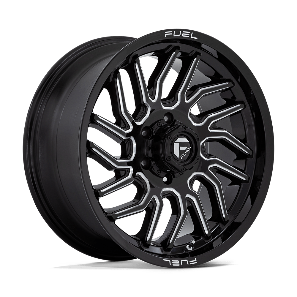 FUEL 1PC D807 HURRICANE 20X9 20 6X135 GLOSS BLACK MILLED