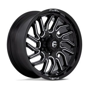 FUEL 1PC D807 HURRICANE 20X9 20 6X135 GLOSS BLACK MILLED