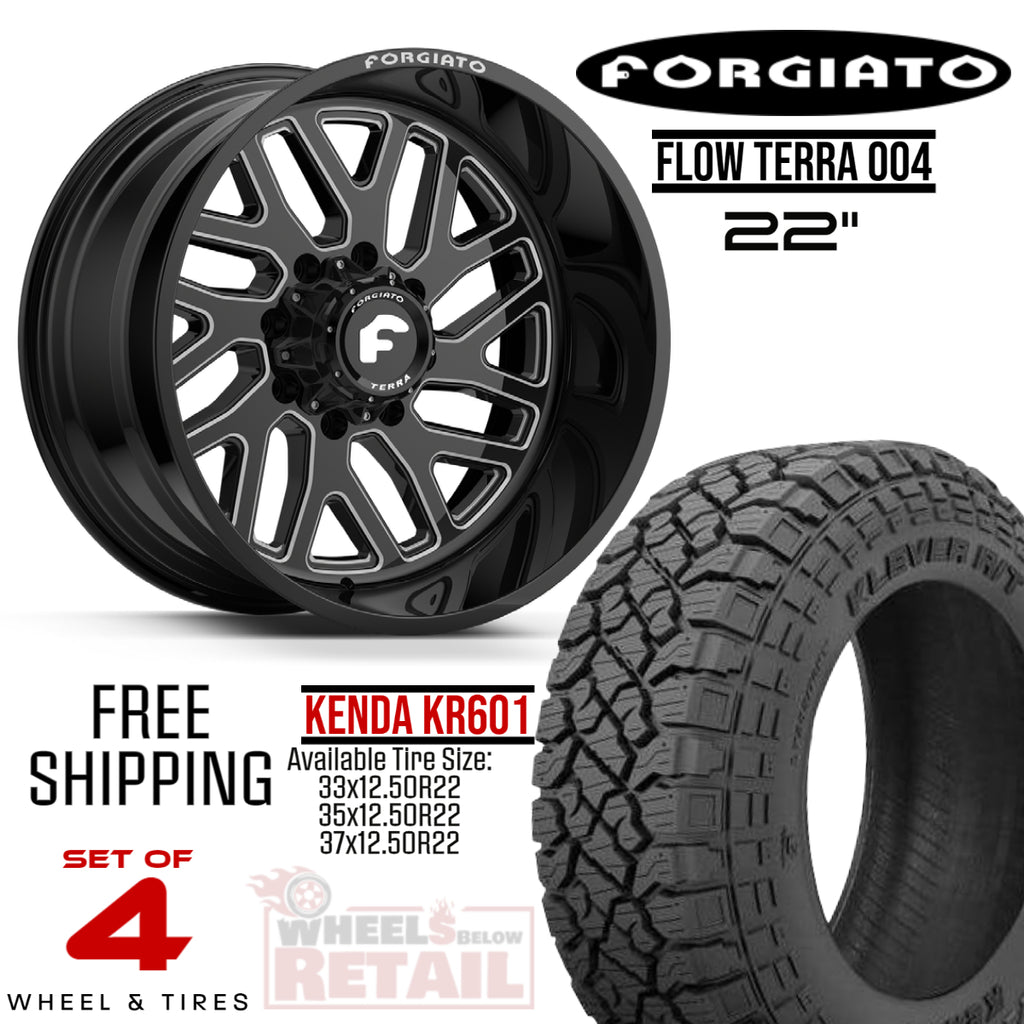 FORGIATO FLOW TERRA 004 22-INCH PACKAGE FOR FORD F250