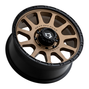 Gear Off Road 760BZ PROTO CALL 17X8.5 +00 6X5.50 Bronze