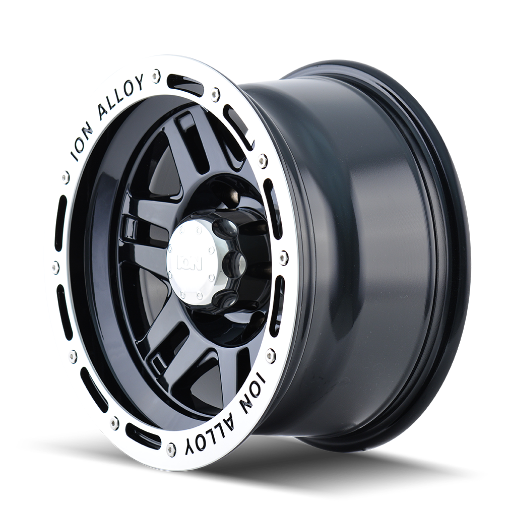 ION 133 17X9 -8 6x139.7 BLACK/MACHINED