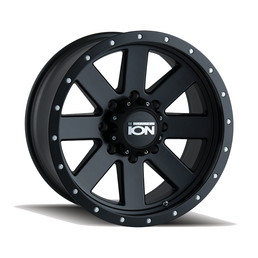 ION 134 20X10 -19 5x127 MATTE BLACK/BLACK BEADLOCK