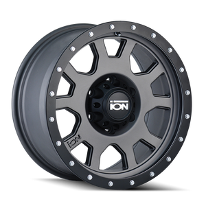 ION 135 18X9 0 6x139.7 MATTE GUNMETAL/BLACK BEADLOCK