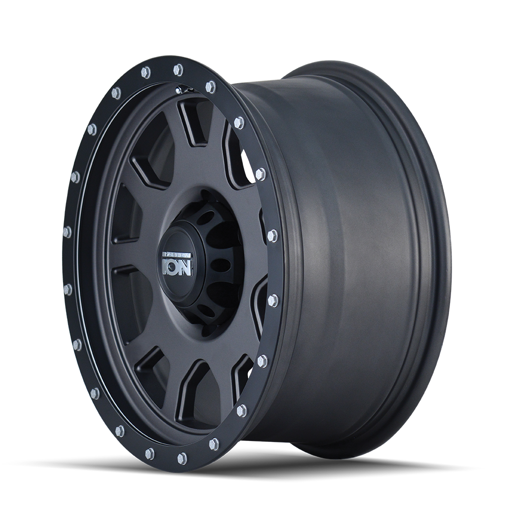 ION 135 18X9 0 6x139.7 MATTE GUNMETAL/BLACK BEADLOCK