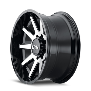 ION 143 20X9 18 8x170 BLACK/MACHINED