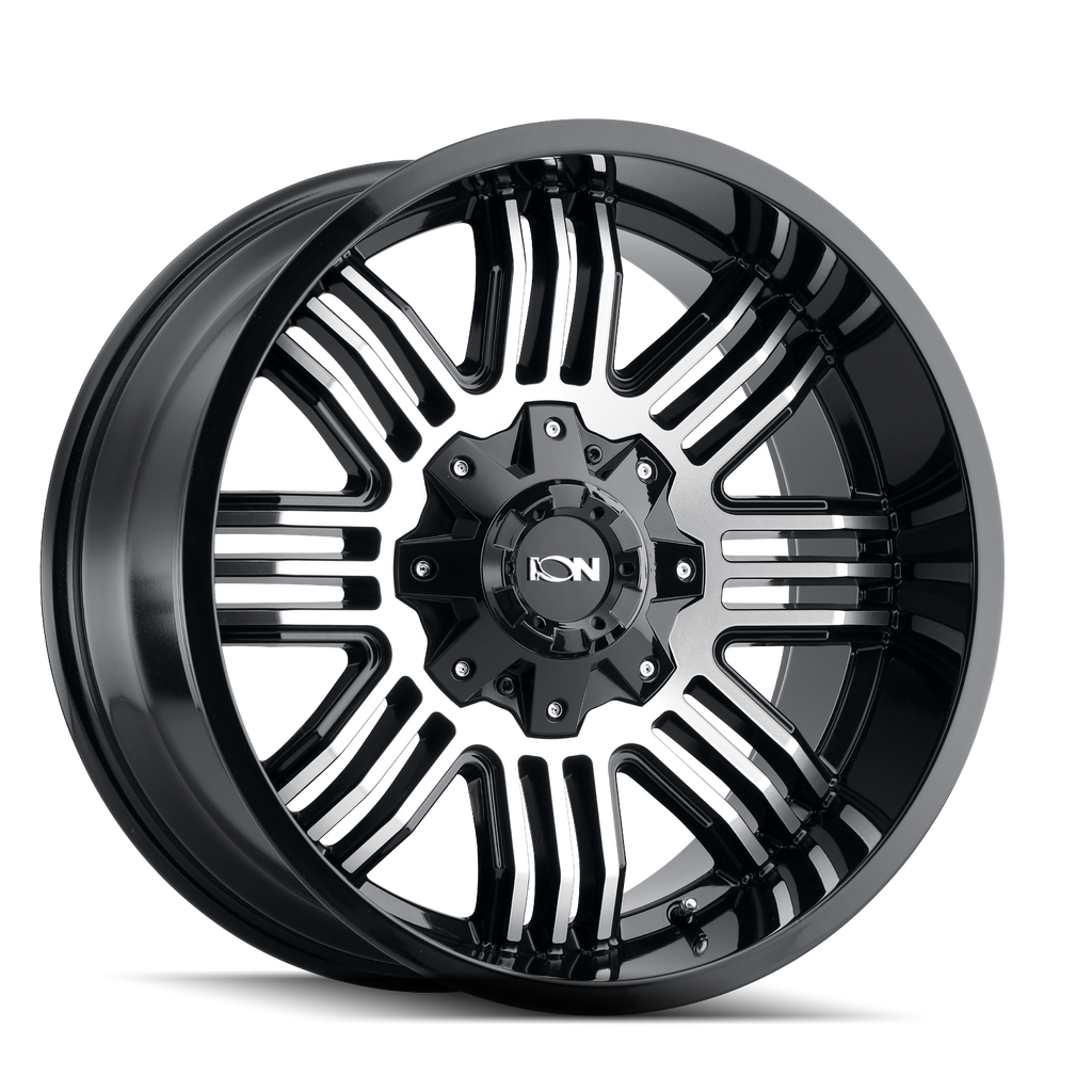 ION 144 20X9 18 8x180 BLACK/MACHINED