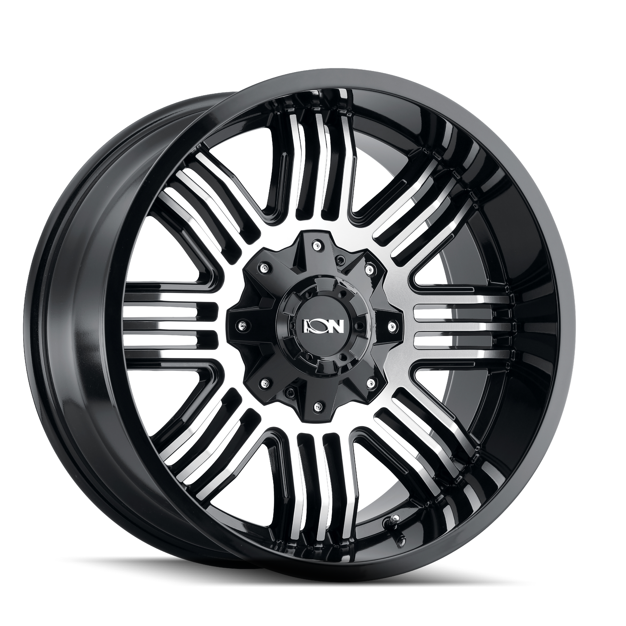 ION 144 20X10 -19 8x170 BLACK/MACHINED