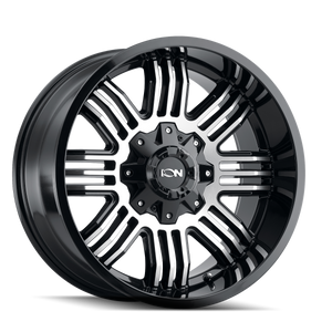 ION 144 20X10 -19 8x170 BLACK/MACHINED