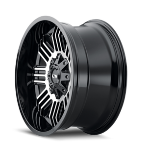 ION 144 20X10 -19 8x170 BLACK/MACHINED