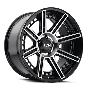 ION 149 20x9 -12 6x135 BLACK MACHINED