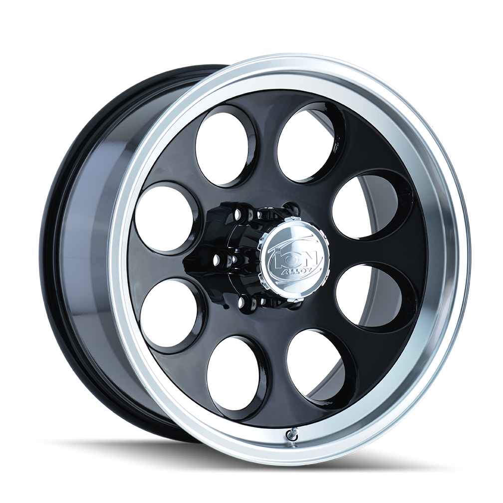 ION 171 16X8 -5 5x135 BLACK/MACHINED