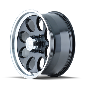 ION 171 16X8 -5 5x135 BLACK/MACHINED