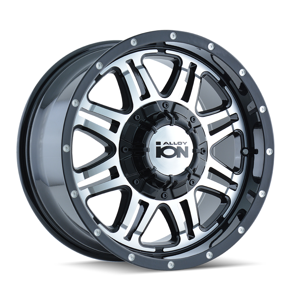 ION 186 18X9 18 6x135/6x139.7 BLACK/MACHINED