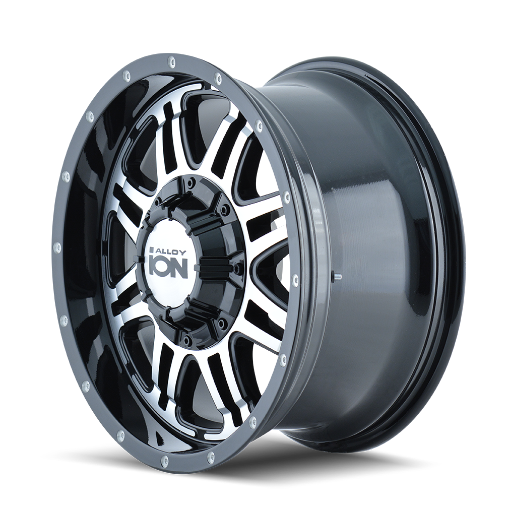 ION 186 18X9 18 6x135/6x139.7 BLACK/MACHINED