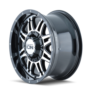 ION 186 18X9 18 6x135/6x139.7 BLACK/MACHINED