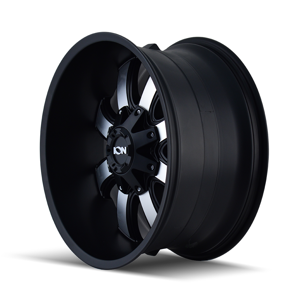 ION 189 18X10 -19 6x135/6x139.7 SATIN BLACK/MACHINED FACE