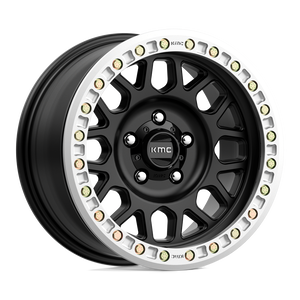 KMC KM234 GRENADE DESERT BEADLOCK 20X9 -12 BLANK SATIN BLACK