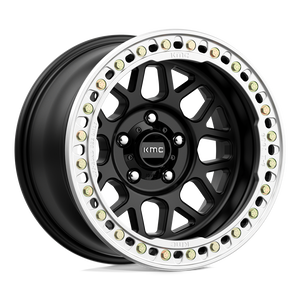 KMC KM235 GRENADE CRAWL BEADLOCK 18X9 -24 BLANK SATIN BLACK