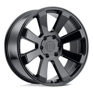 Level 8 ENFORCER 17X8.5 -12 6X139.7/6X5.5 GLOSS BLACK