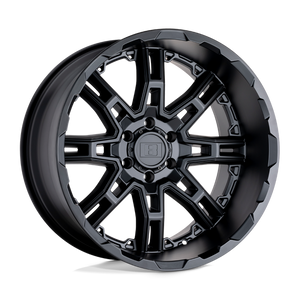 Level 8 SLINGSHOT 18X9 10 6X120/6X120 MATTE BLACK BIG X FACTOR