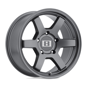 Level 8 MK6 16X8 0 6X114.3/6X4.5 MATTE GUNMETAL