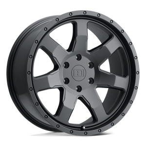 Level 8 SLAM 17X8.5 -24 5X135/5X135 MATTE BLACK