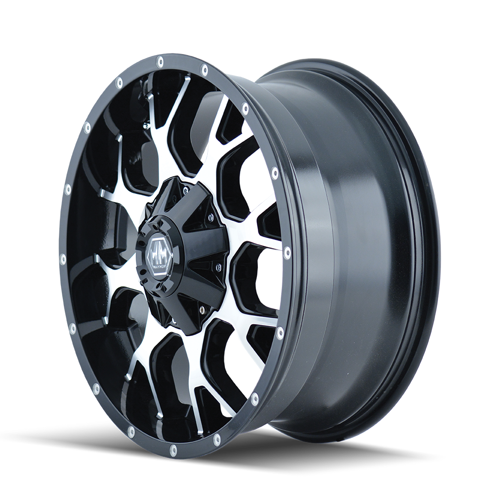 MAYHEM WARRIOR 8015 18X9 18 6x135/6x139.7 BLACK/MACHINED FACE