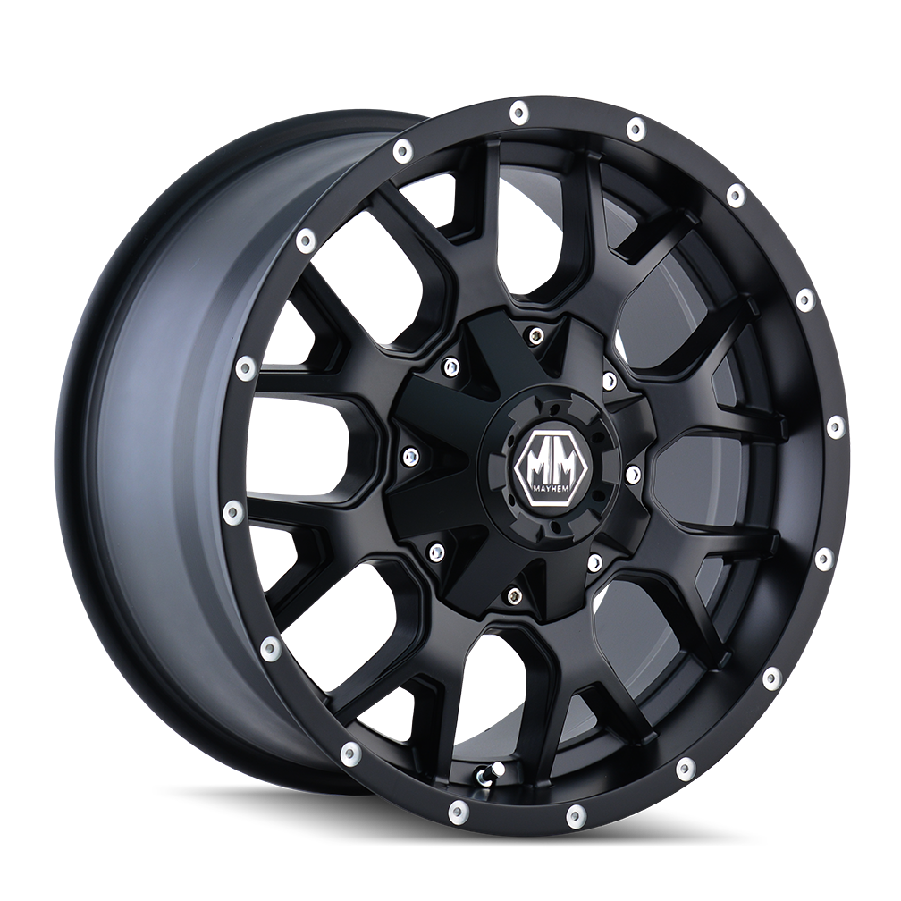 MAYHEM WARRIOR 8015 20X9 -8 6x135/6x139.7 MATTEBLACK