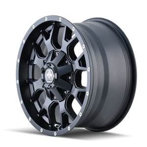 MAYHEM WARRIOR 8015 20X9 -8 6x135/6x139.7 MATTEBLACK