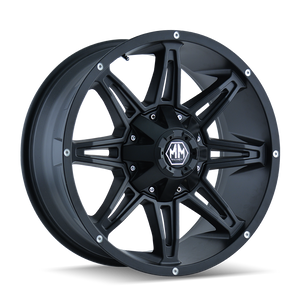 MAYHEM RAMPAGE 8090 18X9 18 6x135/6x139.7 MATTE BLACK