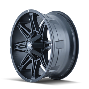 Mayhem 8090 Rampage 17x9 -12 5x114.3/5x127(5x5) Matte Black